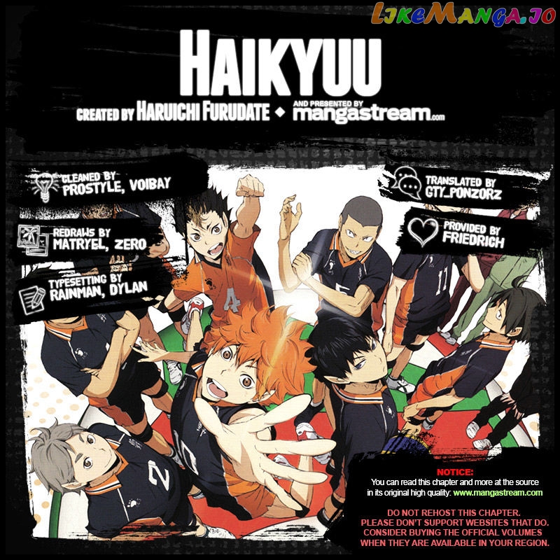 Haikyuu!!, Chapter 237 image 02